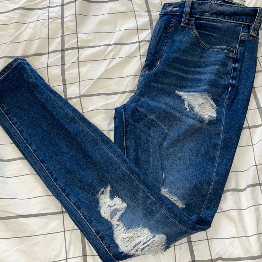 American Eagle super hi rise Jeggings size 4